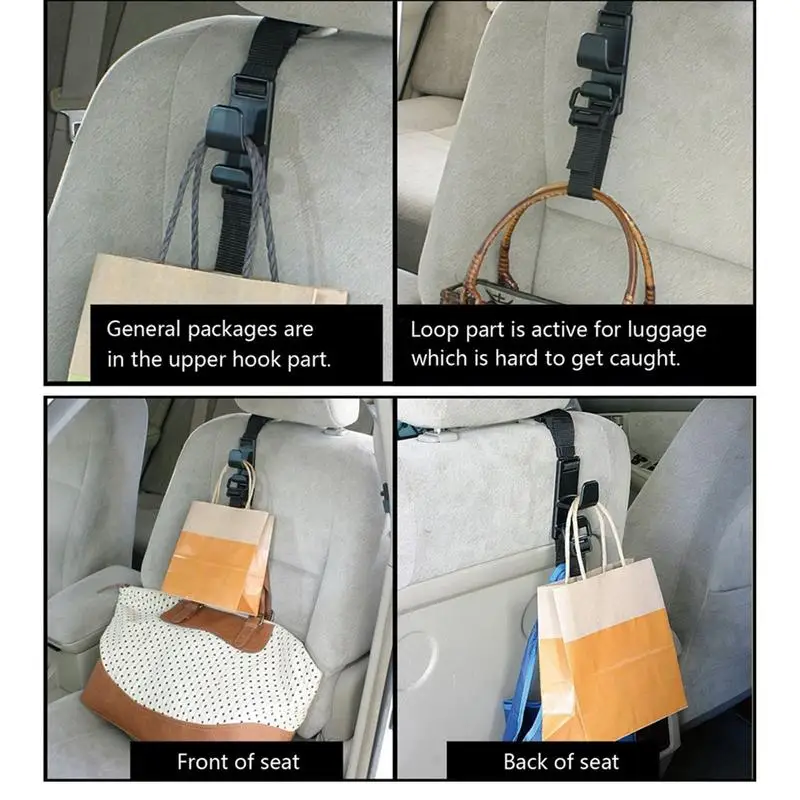 4 шт. вешалка на подголовник сиденья автомобиля|Клипсы и зажимы для авто| |