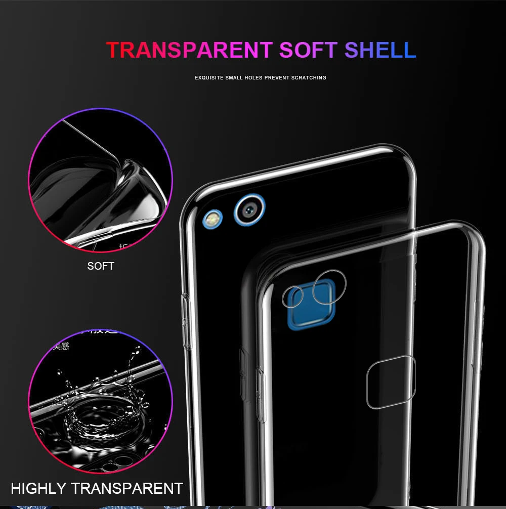 Ultra Thin Pattern Motto Flowers Anti-Knock Case Cover Soft Back For Huawei P10 Lite Plus |