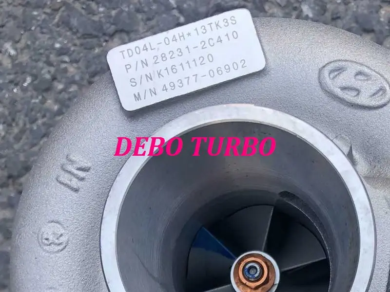 Новинка Турбокомпрессор TD04L 28231-2C410 49377-06902 для HYUNDAI Genesis Coupe Theta G4KC л кВт л.с. 08-10 |
