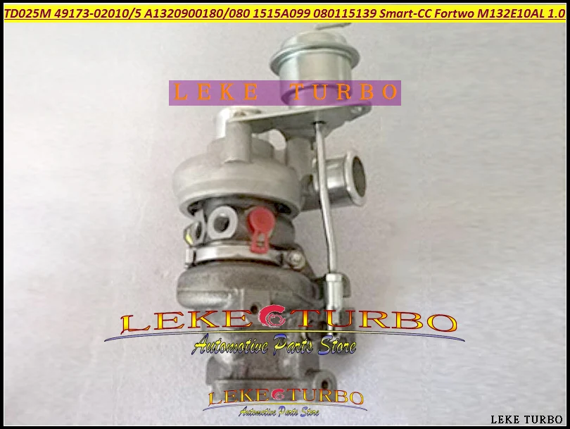 Турбокомпрессор TD025M1 08T 49173 02010 02015 4917302010 4917302015 1320900180 1320900080 для Smart M 132E10AL Fortwo