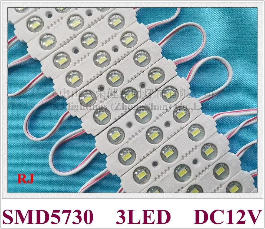 Светодиодный светильник модуль впрыска 5730 светодиодный для знак DC12V 70 мм * 15 SMD 3 1 5