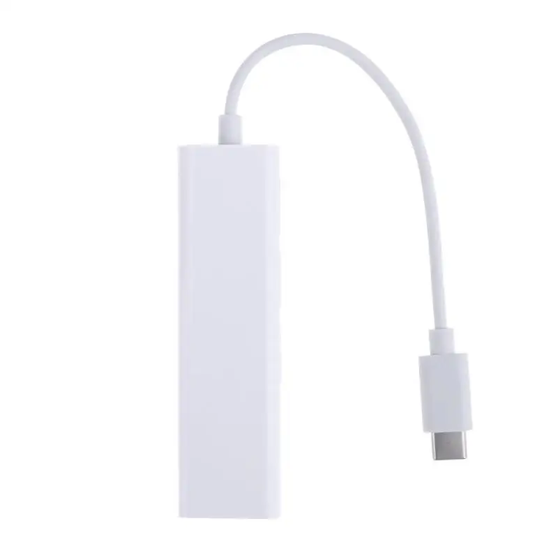 RJ45 сетевой кабель порт USB 3 1 Type-C адаптер конвертер с портом | Компьютеры и офис