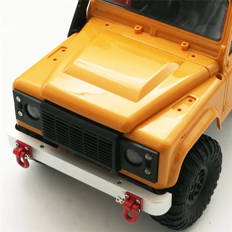 5 шт. MN 90 1/12 2 4G 4WD Rc автозапчасти металлический передний бампер + Крючки