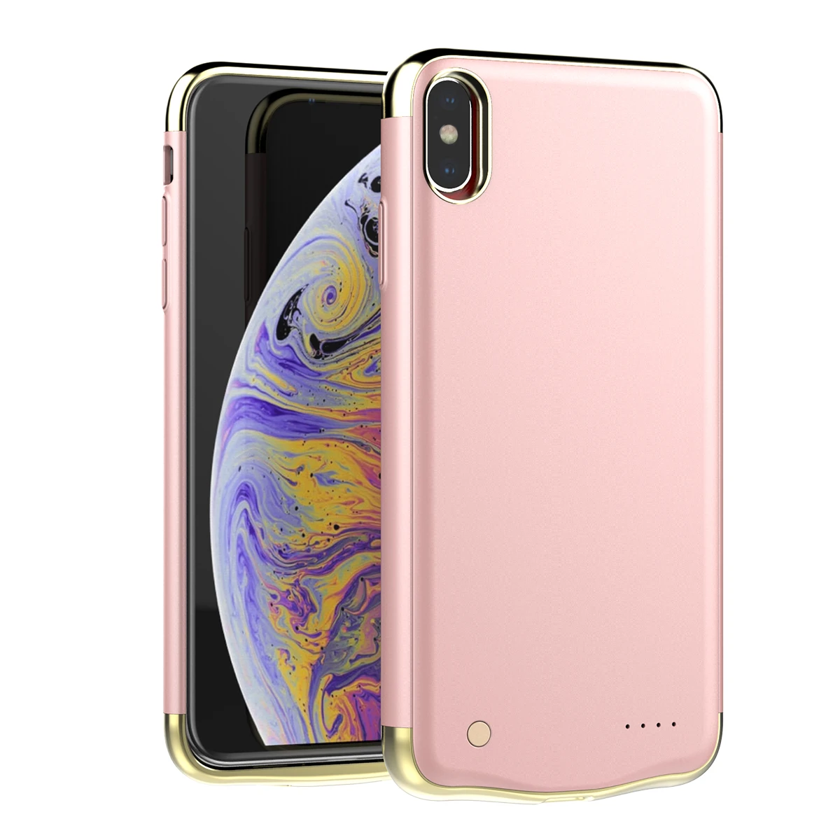 Для iPhone Xr/Xs Max 6000 мАч зарядное устройство чехол для телефона тонкий портативный