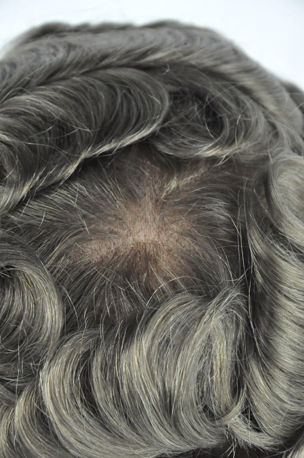 62 цвета Mirage Toupee-" небольшая волна средний свет мужские волосы кусок Toupee лучшее качество можно вырезать самостоятельно