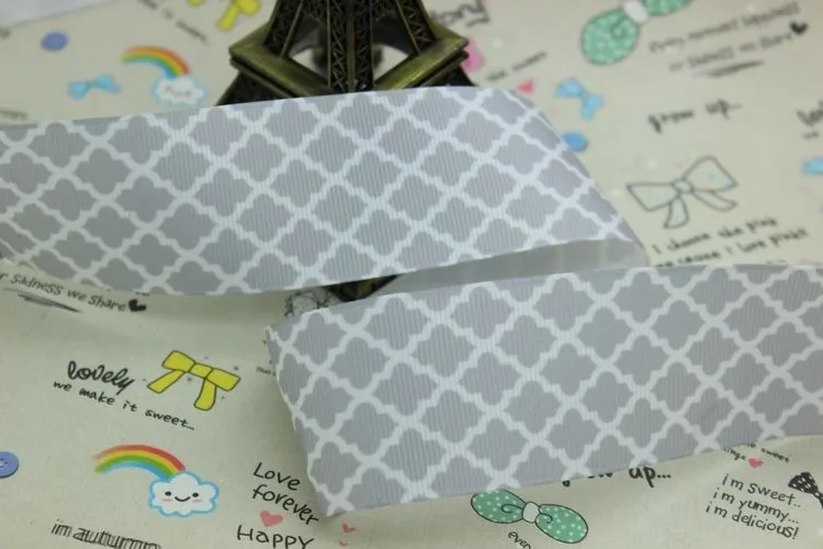 1.5 '' четырехлистник вы выбираете цвет печатная корсажная лента hairbow украшение партии поделки OEM 38 мм p2582
