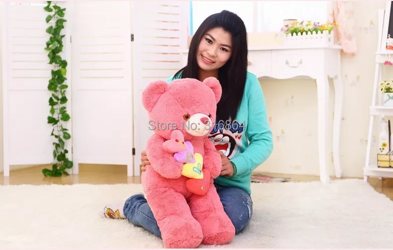 90 см большие размеры Love Teddy Bear плюшевая игрушка медведь плюшевая кукла подарок для девочек оптовые и розничные продажи