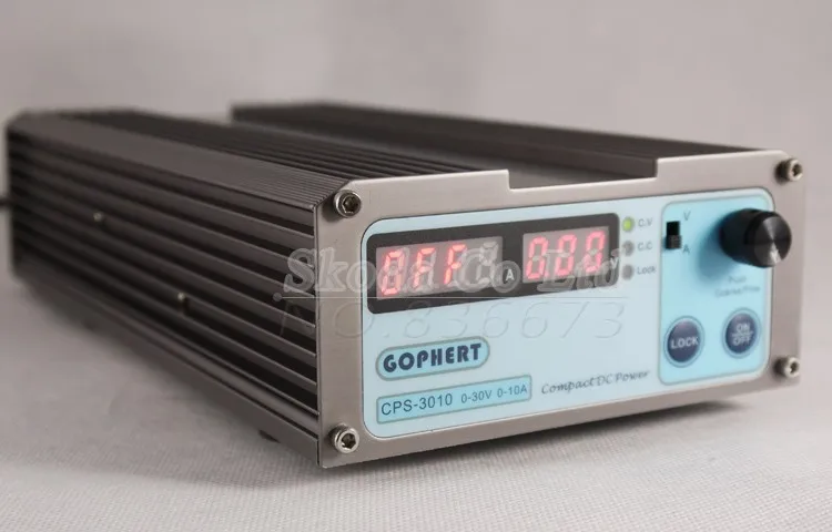 Точность цифровой регулировкой Мощность питания CPS3010 30V10A с ovp/ocp/otp питания постоянного тока 0.01A 0.1 В