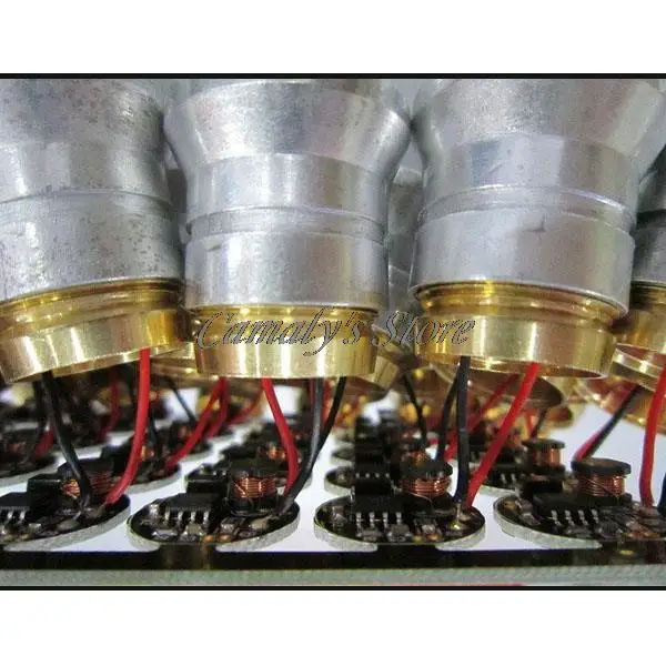 Драйвер фонарика 17 мм XM-L/XM-L2 1-Mode 3,0 V-18 V печатная плата для DIY фонарик/фонарь(5 шт