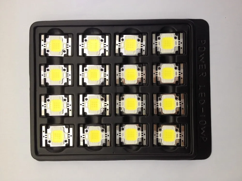 10 Вт светодиодные лампы cob светильник Модуль источника Epistar 33* 33mil 1100lm DC27-30v 300ma/DC9-12v 900ma CRI> 75