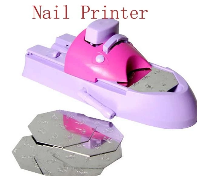 Розовый и фиолетовый тиснения DTY принтер для ногтей Nail штамп Art использования принтера для пальцев Красоты+ оригинальная коробка пакет