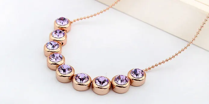 SHDEDE австрийский кристалл от Swarovski женское ожерелье с подвеской высокое качество Стразы колье винтажное модное ювелирное изделие-5182