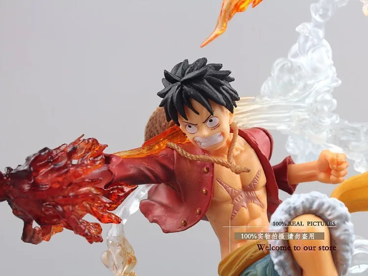 Аниме one piece Monkey D Luffy Боевая пленка Ver. ПВХ фигурка игрушки 18 см