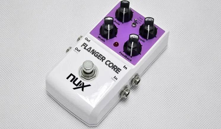 NUX Flanger Ядро топает коробки серии ядра гитары педаль эффектов нормальные и ленты фланцевые Музыкальные инструменты