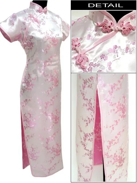 Золотое традиционное китайское платье женские атласные Длинные Cheongsam Qipao Одежда Цветок размера плюс S M L XL XXL XXXL 4XL 5XL 6XL J3081