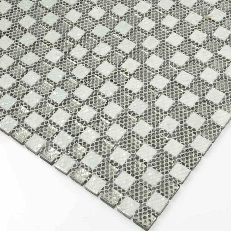 15X15 мм розовое Смешанное серое стекло мозаичная плитка 12x1", всплеск, ванная душевая плитка мозаичая плитка Хрустальная