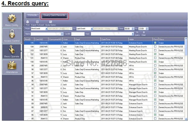 TCP/IP четырехдверная односторонняя панель управления доступом, плата управления доступом с веб-контроллер для системы контроля доступа двери