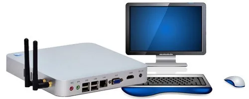 Intel Core i7 7500U DDR4 Ram Eglobal Nuc Kaby Lake мини-ПК Win10 Безвентиляторный Компьютер 3,5 ГГц Intel HD graphics 620 4K tv Box HTPC