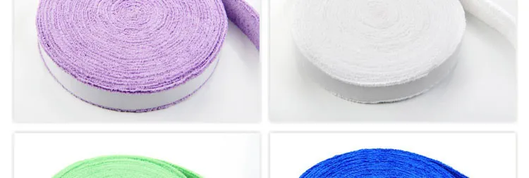 FANGCAN полотенце из супертонких волокон ручки мягкие поглощающие Sweatband ручки для теннисной ракетка для бадминтона, сквоша 10 м/рулон