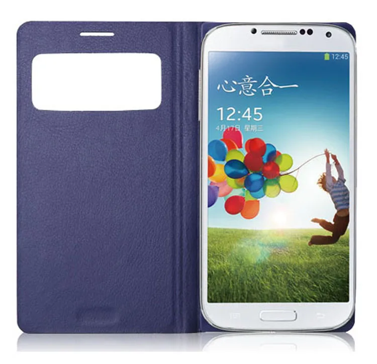 Кожаный чехол с откидной крышкой для смарт-чехол для samsung Galaxy S4 S 4 Mini GT I9190 I9195 I9192 GT-I9190 GT-I9505 GT-I9500 чехол для телефона
