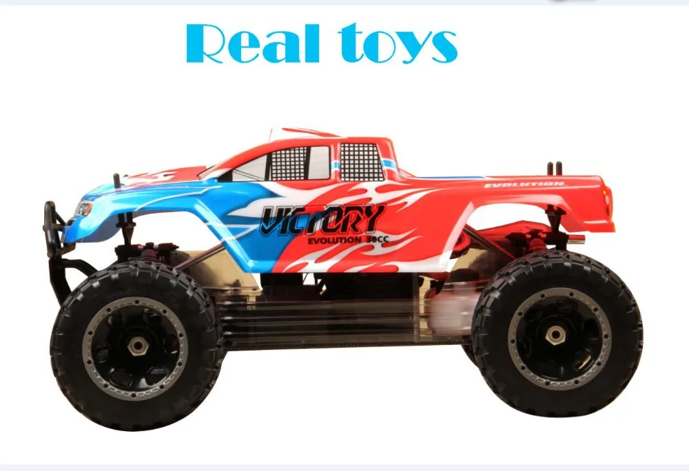 RealTS FS Racing 11803 новая версия 1/5 масштаб 30cc газовый двигатель 4WD monster truck, 2,4G радио