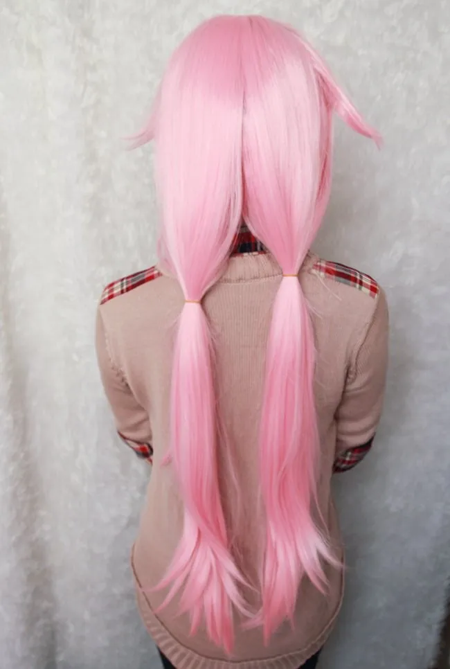 MCOSER 100 см длинные straiht kawaill Мода The Future Diary-Gasai Yuno светильник Розовый Косплей Аниме парик