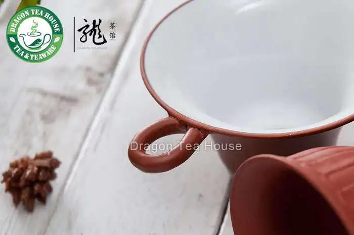 Yixing Zisha глиняная глазурь выровненный красный Чайный фильтр и подставка