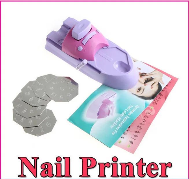 Розовый и фиолетовый тиснения DTY принтер для ногтей Nail штамп Art использования принтера для пальцев Красоты+ оригинальная коробка пакет
