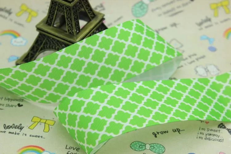 1.5 '' четырехлистник вы выбираете цвет печатная корсажная лента hairbow украшение партии поделки OEM 38 мм p2582