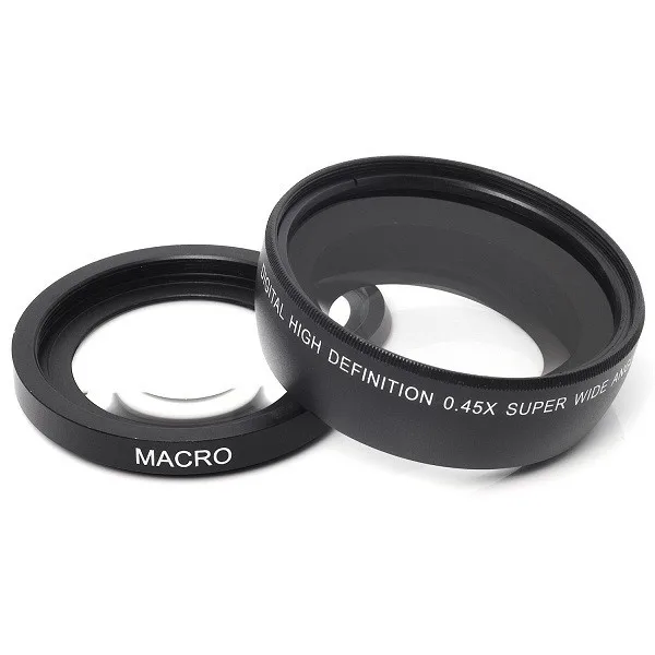 Lightdow 55 мм 0.45x широкоугольный объектив+ макрообъектив для sony Alpha A77 A280 A290 A380 A390 A580 A590 DSLR камера
