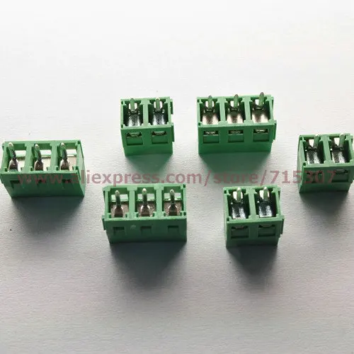 PHISCALE 5 шт PCB клеммные блоки 5,08 мм 9pin 300V 10A
