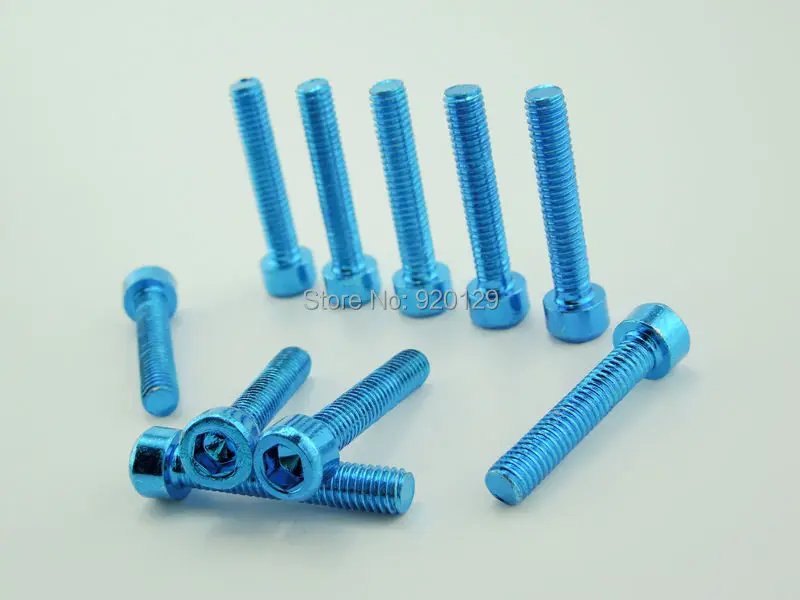 Синие болты для украшения мотоцикла M6mm x 36mm