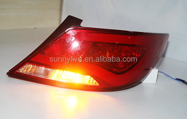 Для hyundai Verna Solaris светодиодный задний фонарь 2010-13 лет YZ type
