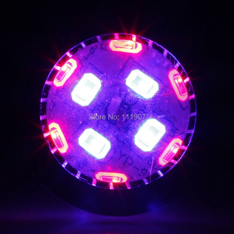 E27 E14 GU10 7 Вт 6 красный: 4 синий SMD светодиодный светильник для выращивания растений и гидропоники 85-265 в