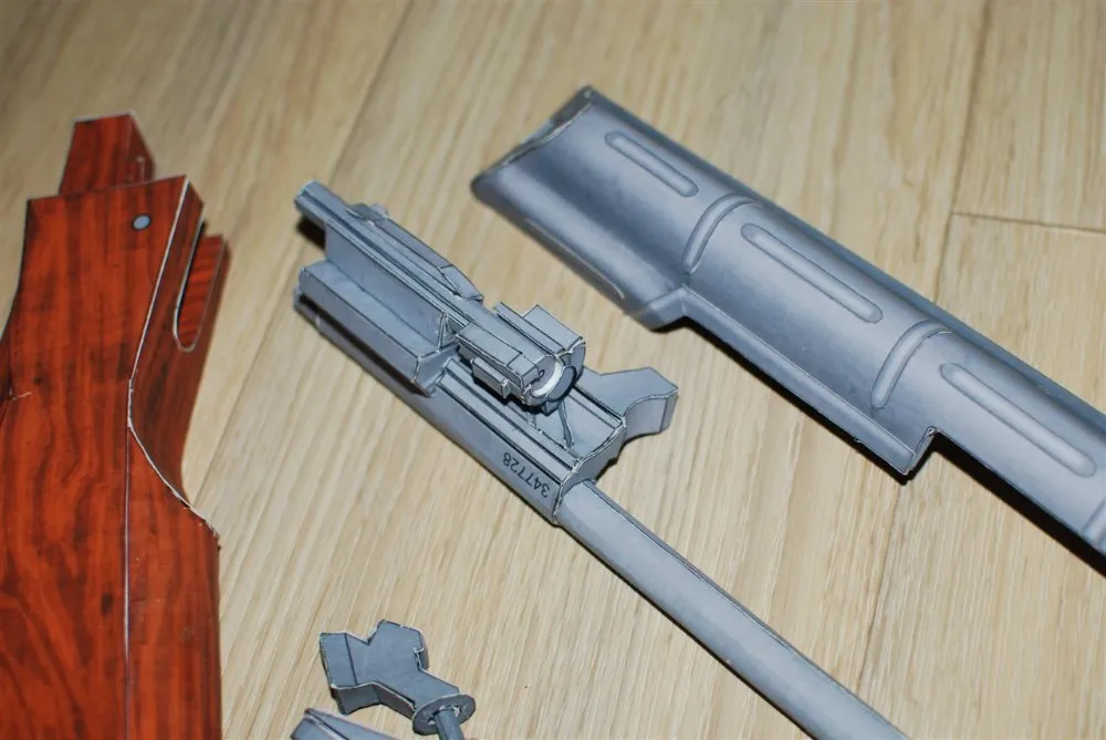 Общая внутренняя структура версия AKM-v2 AK47 Штурмовая винтовка 3D масштабированные Бумажные модели оружия Бумажные модели игрушки для детей и взрослых