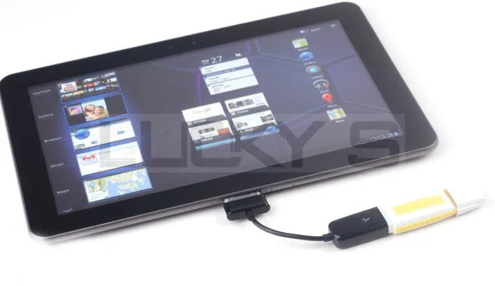 7 в 1 для samsung Galaxy Tab 2 10,1 P5100 P5110 P7500 P7510 умный планшет из искусственной кожи чехол 360 Вращающийся+ Micro OTG+ USB кабель