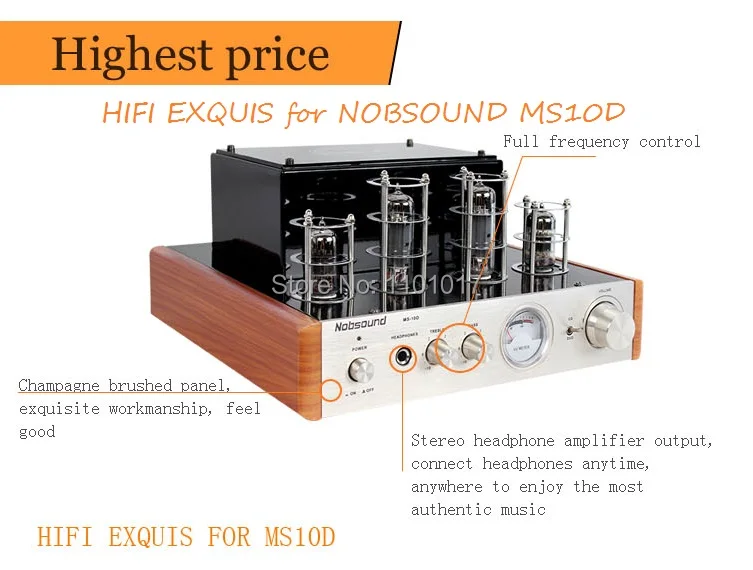 HIFI EXQUIS MS-10D ламповый усилитель 6n1 6p1 ламповый усилитель MS10D