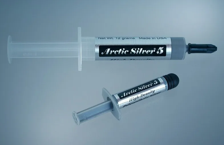 Arctic Silver 5 высокой плотности полисинтетическое серебряное термальное соединение 3,5 г трубка Тепловая гризная, силиконовая гризная