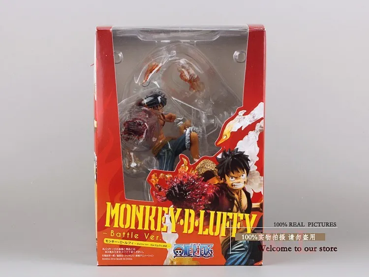 Аниме one piece Monkey D Luffy Боевая пленка Ver. ПВХ фигурка игрушки 18 см