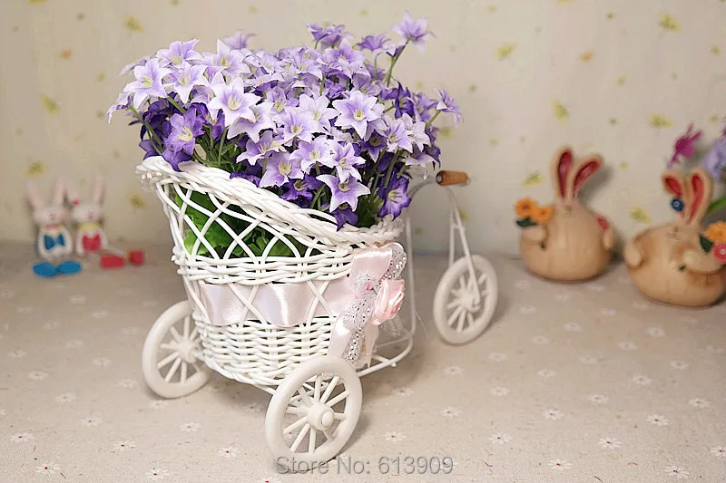 Floace ротанга трицикл искусственный цветок Шелковый цветок набор домашний декор стол для столовой комнаты подарок свадебное украшение- FL140079