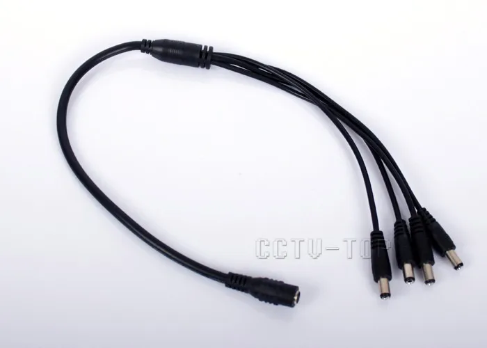 Штепсельная вилка стандартов ЕС и США шнур CCTV Питание кабель& CCTV Камера 12V 5A 1 Разделение 4 Мощность адаптер для безопасности Системы