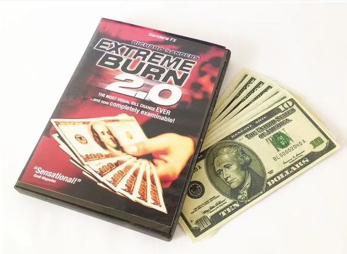 Экстремальный сжигание 2,0 с DVD и трюк-карты Волшебные трюки, крупным планом, магический реквизит, комедии, аксессуары, иллюзии, волшебные игрушки