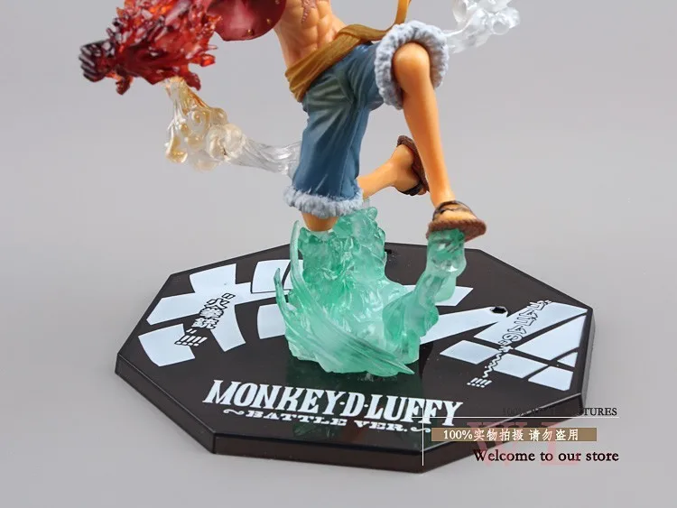 Аниме one piece Monkey D Luffy Боевая пленка Ver. ПВХ фигурка игрушки 18 см