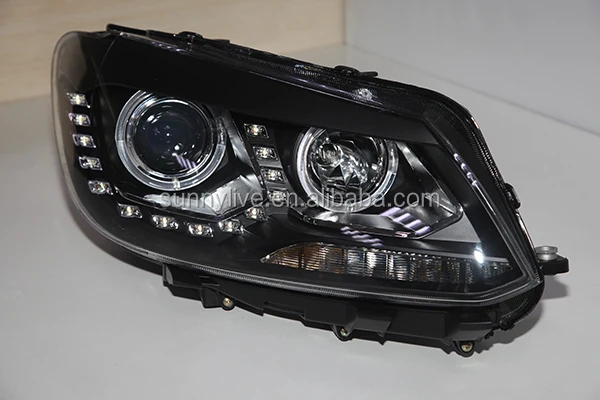 Для VW Touran Светодиодный прожектор на голову объектив 2011-12 лет PW правый Привод