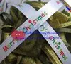 [IuBuFiGo] 3/"(9 мм) Рождественская лента X'mas лента grpsgrain 100 ярдов/лот