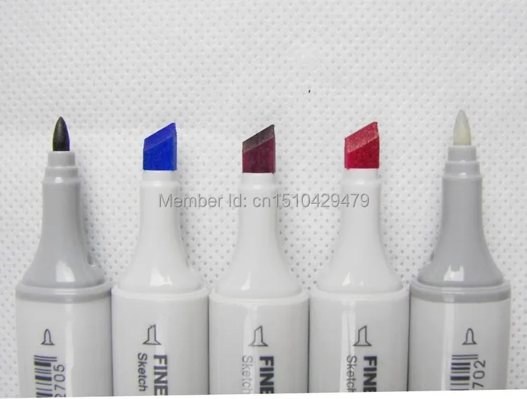 72 шт./компл.+ 1 сумка для ручек из FINECOLOUR 72 144 192 Цвет набор ручек для набросков, маркер для белой доски манга графическое дешевле, чем Copic