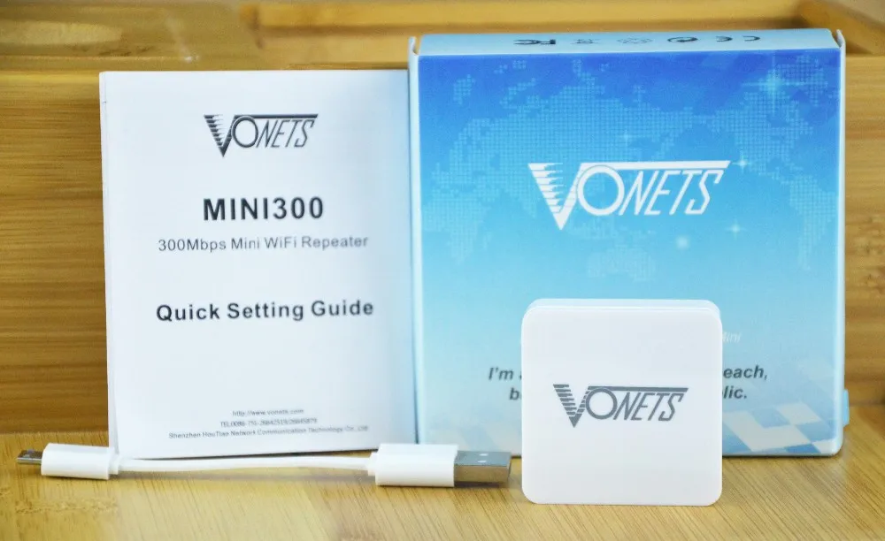 VONETS релиз MINI300 300 Мбит/с WiFi ретранслятор