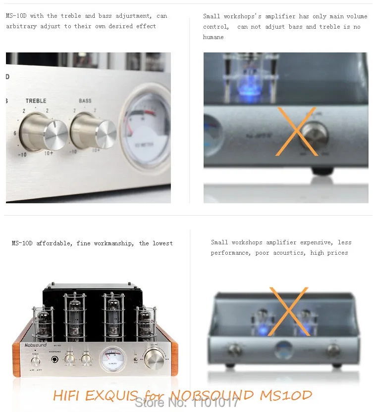 HIFI EXQUIS MS-10D ламповый усилитель 6n1 6p1 ламповый усилитель MS10D