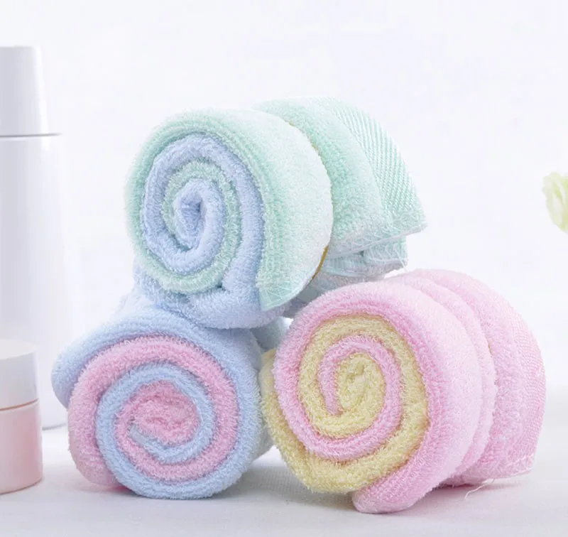 Kids полотенце-4PC/много 25*25см бамбук полотенце обычной веревке перед лицом полотенце квадратных мягкой малыша Слюнявчики Beroyal полотенце торговой марки