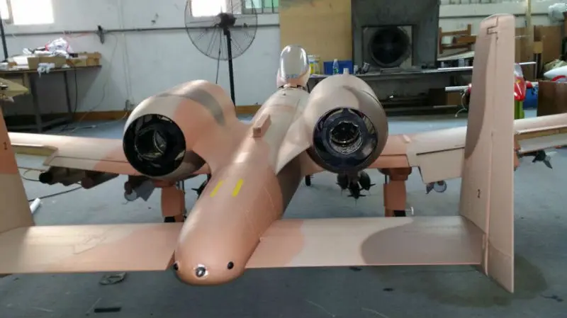 RC aircraftairplane турбинный реактивный A-10